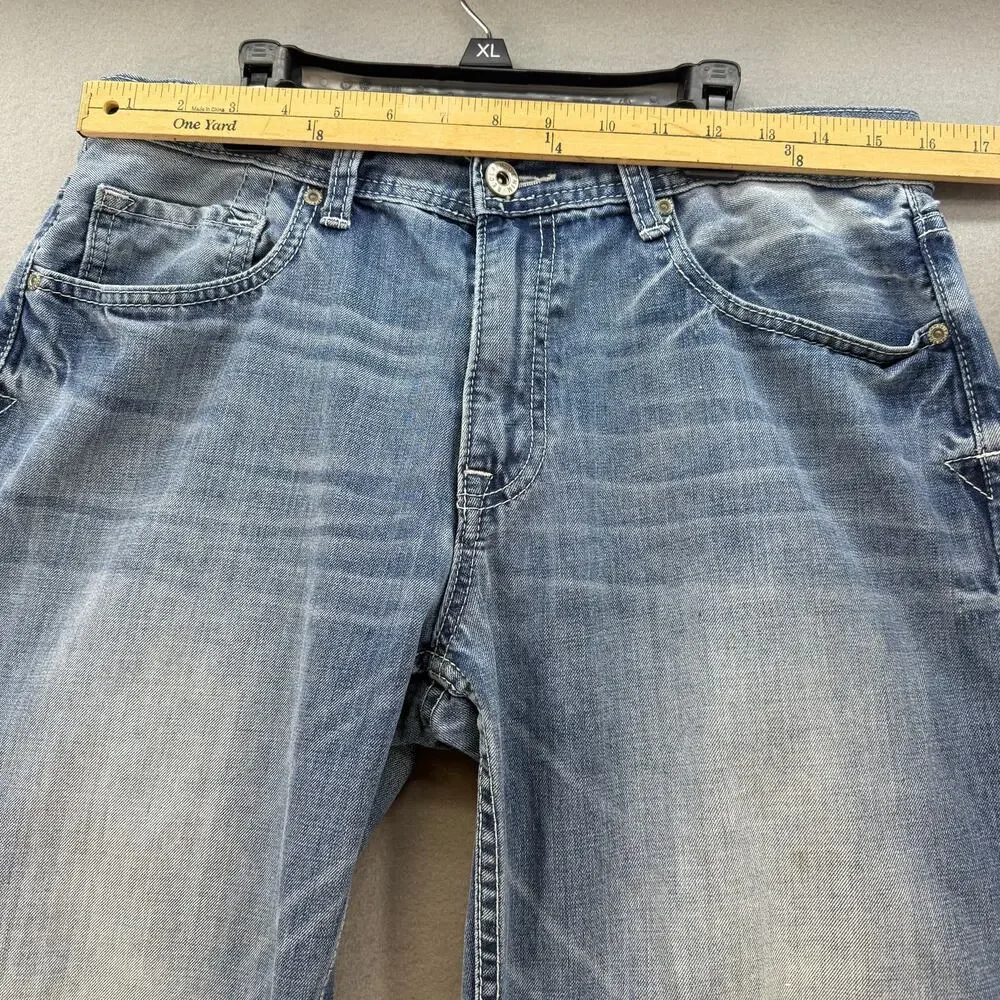 ReClaim Jeans By Buckle Men's 34x34 Blue Relaxed Straight Fit Preppy Normcore